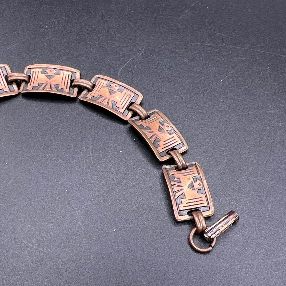 Vintage Copper Thunderbird bracelet - Picture 6 of 6